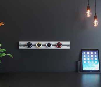 wall track socket
